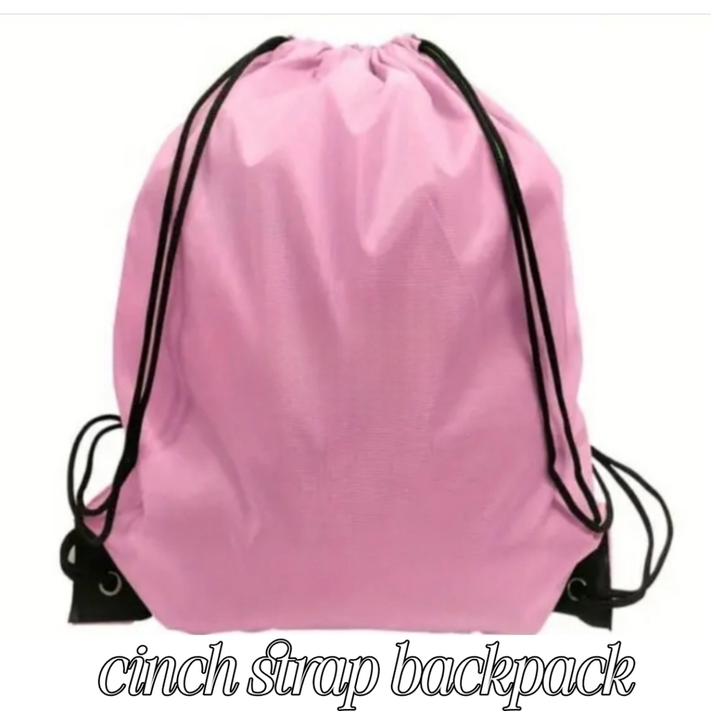 NWT Pink BACKPACK STRINGBAG.